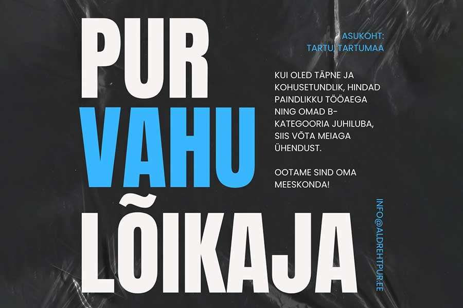 pur vahu lõikaja