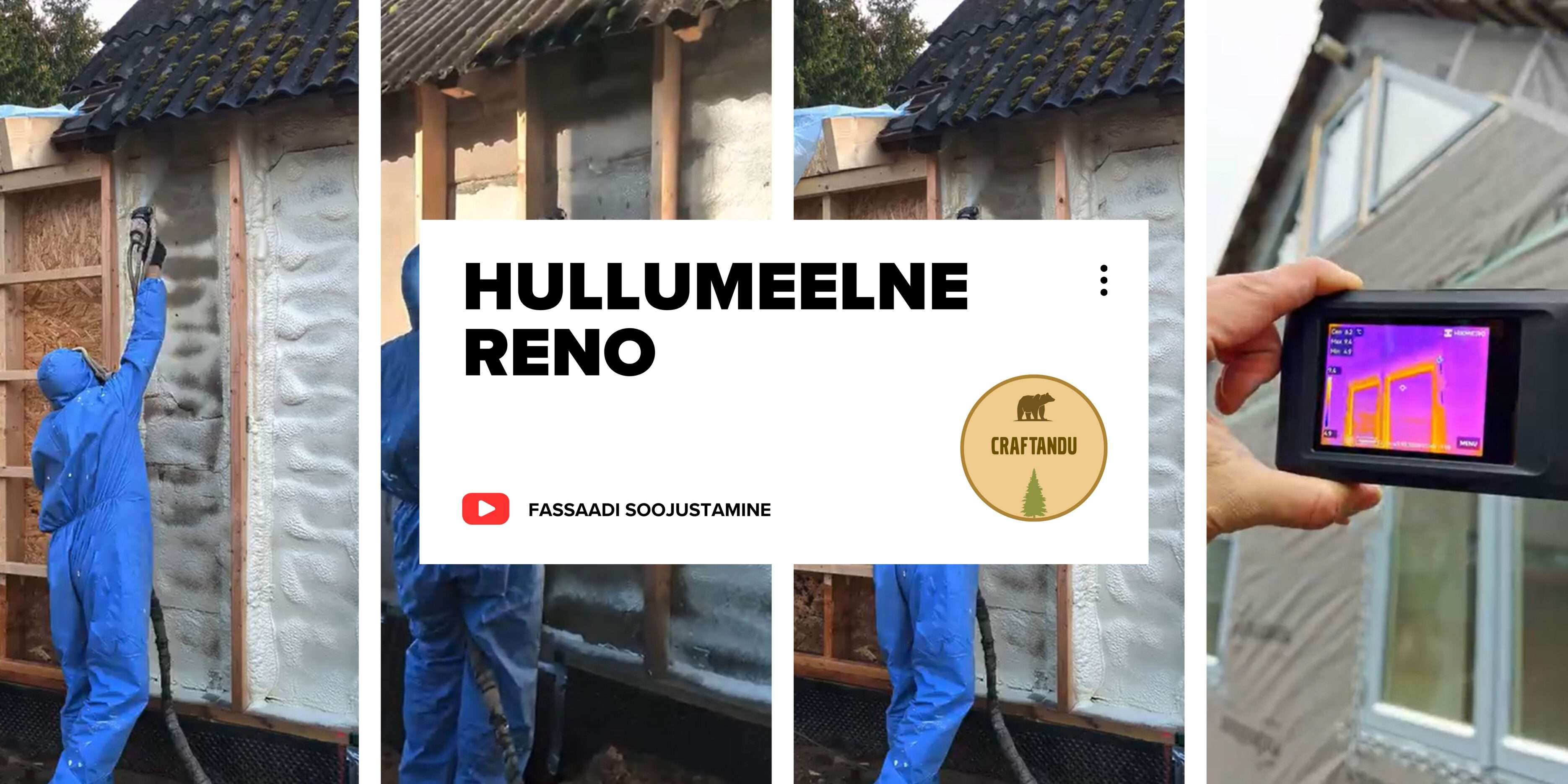 Selles postituses jagame videot ühest eriti muljetavaldavast renoveerimisprojektist (fassaad soojapidavaks), kus vana tuhaplokist fassaad saab uue elu ja tõhusa